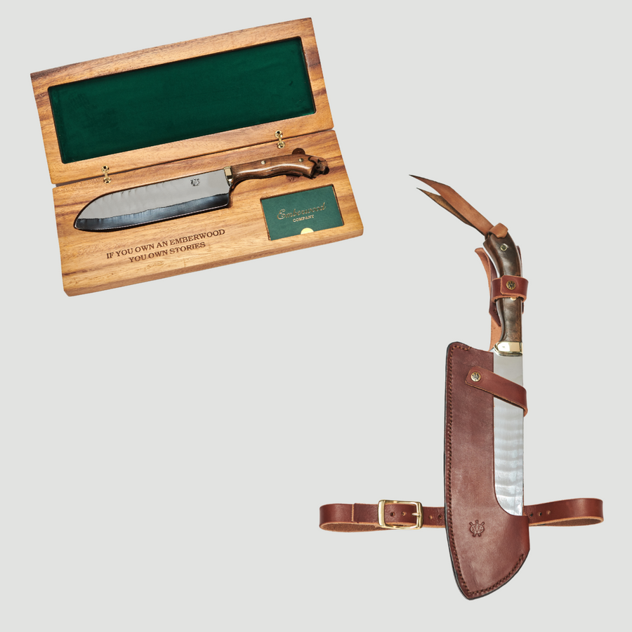 Bundle Cuchillo Barbado y Funda de Barbado