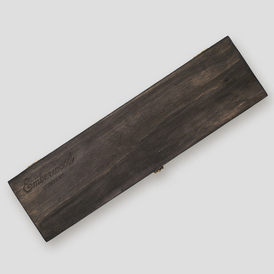 Cuchillo Damasco Emberwood – Patrón Leader