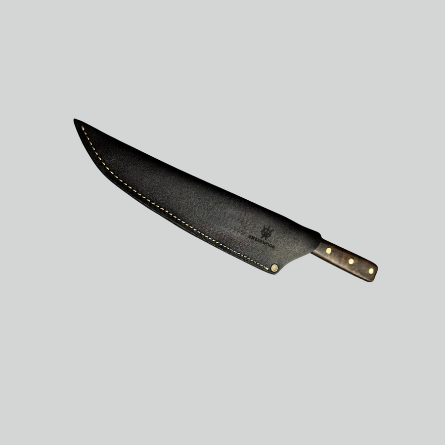 Cuchillo Damasco Emberwood – Patrón Leader