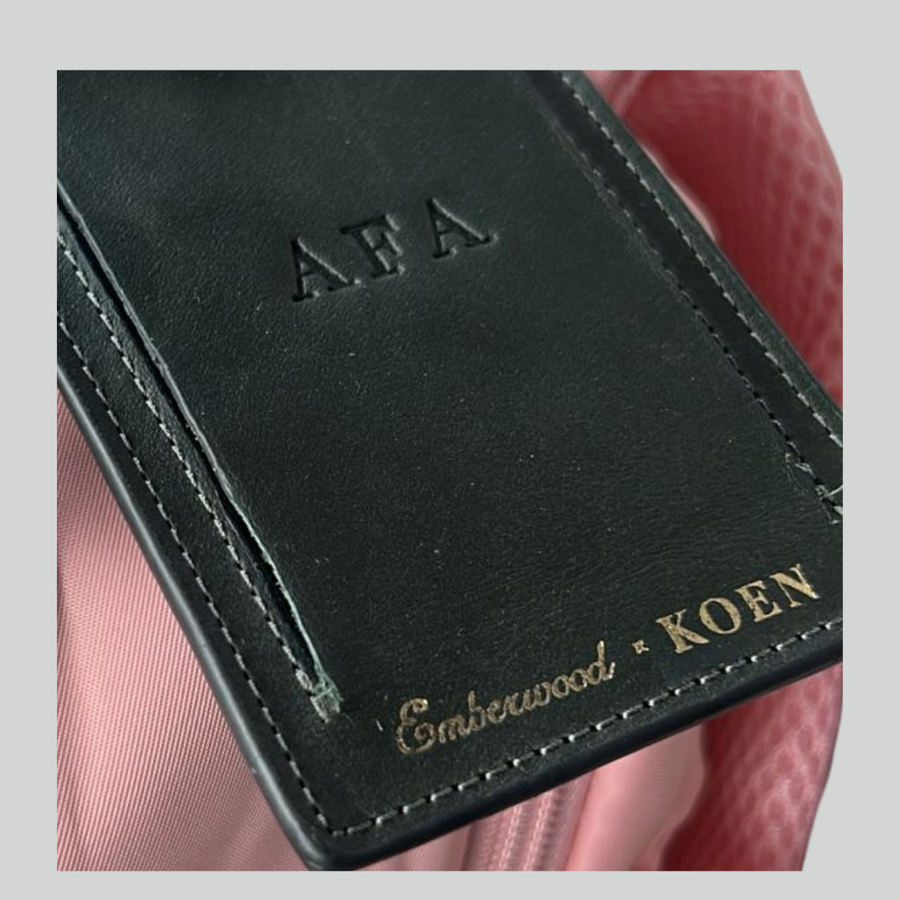 Identificador de maleta de viaje o gimnasio.