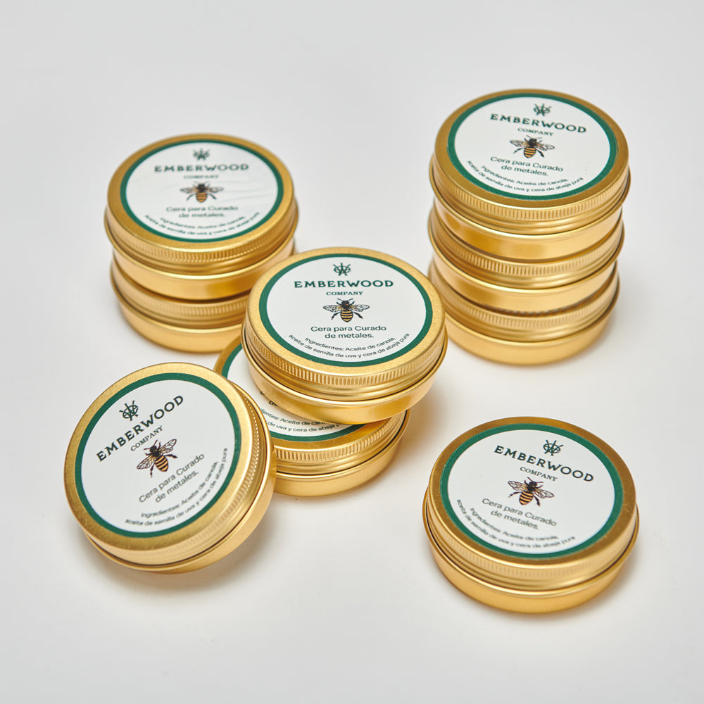 Cera para Curado de Metales 4 piezas
